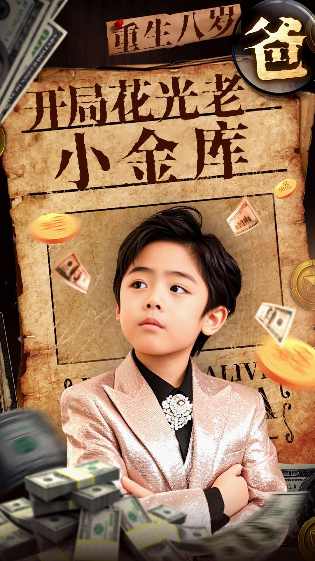 重生八岁,开局花光老爸小金库